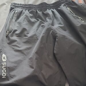 SUGOI Black Waterproof/ Windbreaker Pants